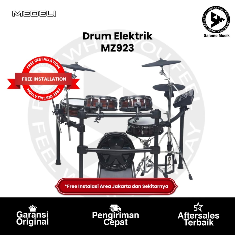 Drum Elektrik MEDELIi MZ923 Original