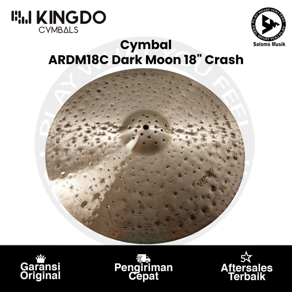 Cymbal Kingdo Dark Moon Series Varian Tipe & Ukuran Original