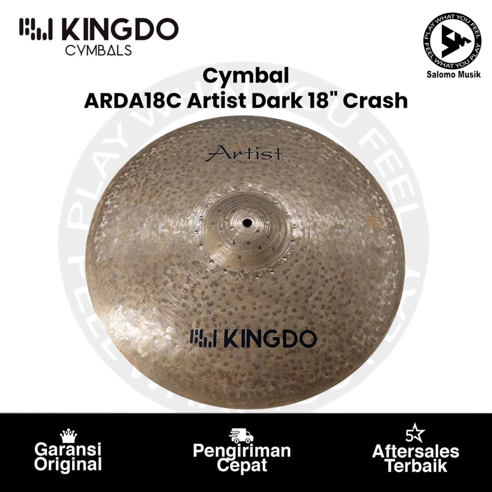 Cymbal Kingdo Artist Dark Series Varian Tipe & Ukuran Original