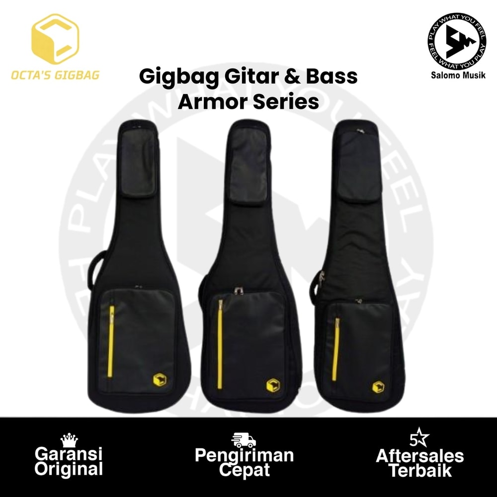 Gigbag Gitar & Bass Octa's Gigbag Armor Series Varian Original