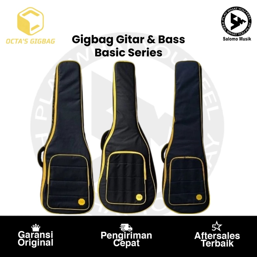 Gigbag Gitar & Bass Octa's Gigbag Basic Series Variasi Original