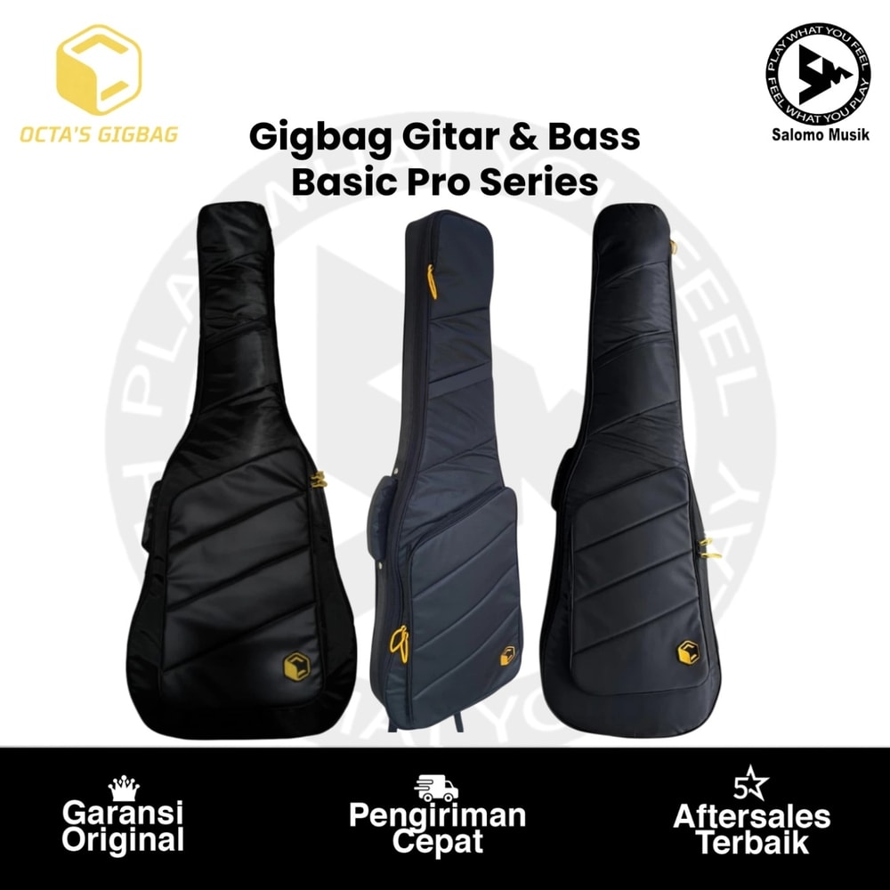 Gigbag Gitar & Bass Octa's Gigbag Basic Pro Series Varian Original