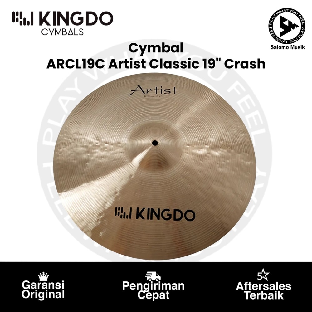 Cymbal Kingdo Artist Classic Series Varian Tipe & Ukuran Original