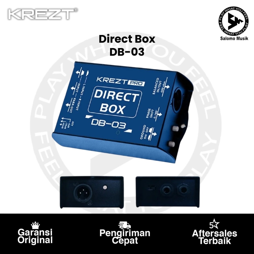 Direct Box KREZT DB-03 Passive Stereo to Mono DI-Box with Summing Switch