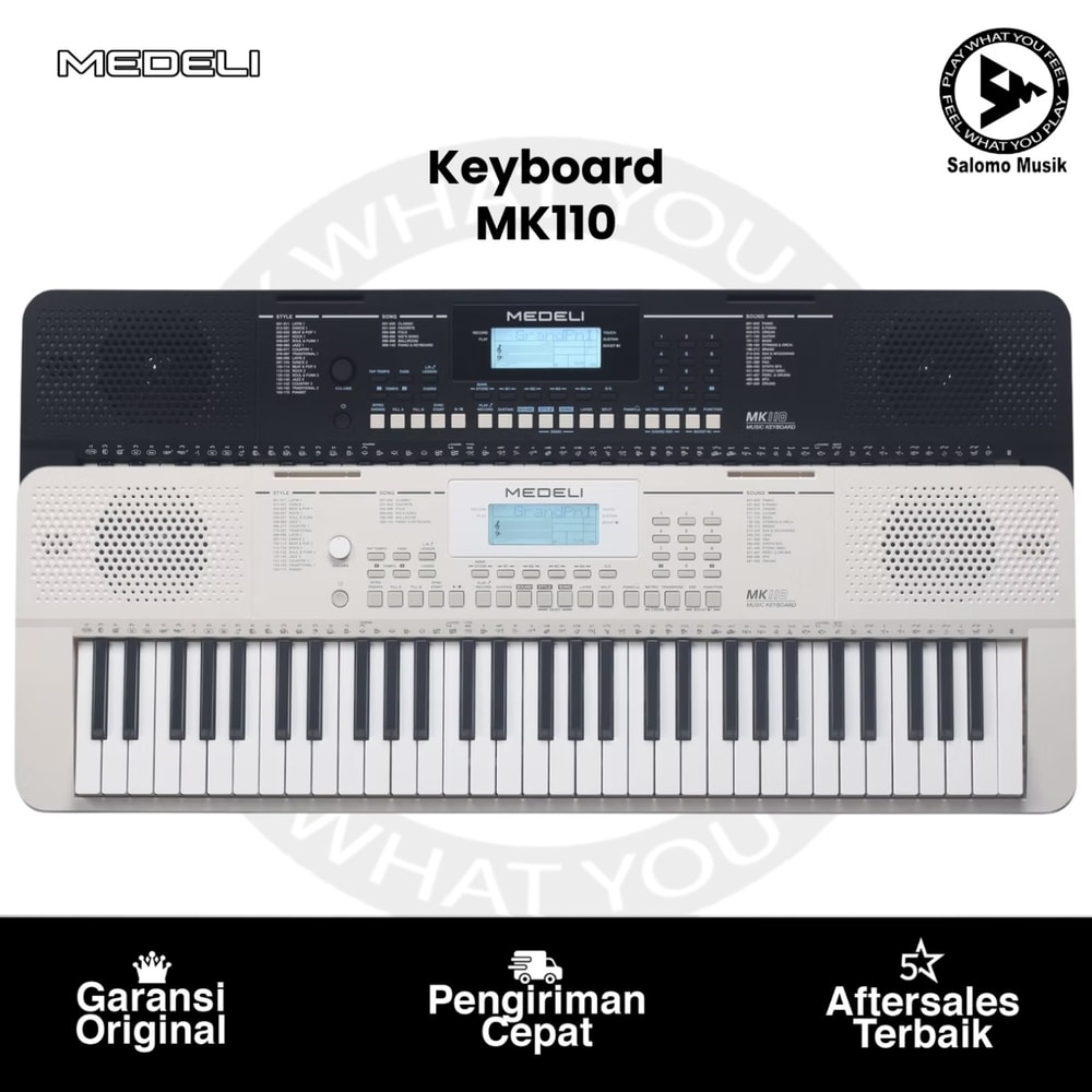 Keyboard Medeli MK110 Varian Warna Original