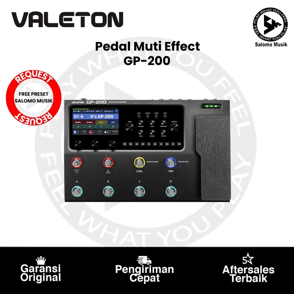 Pedal Multi Effect Valeton GP200 Guitar Processor