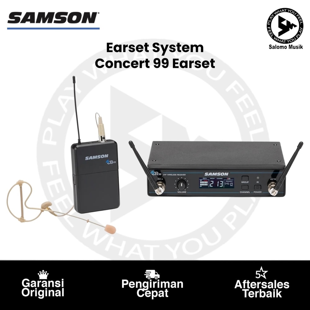 Earset System SAMSON Concert 99 Earset UHF Wireless System with SE10