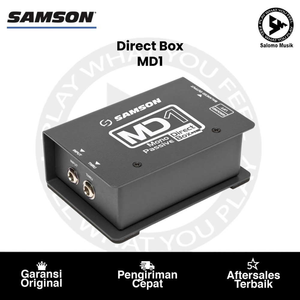 Direct Box SAMSON MD1 Mono Passive Direct Box