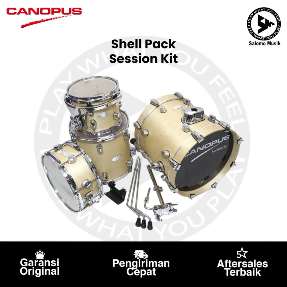 Shell Pack Canopus Session Kit Varian Warna