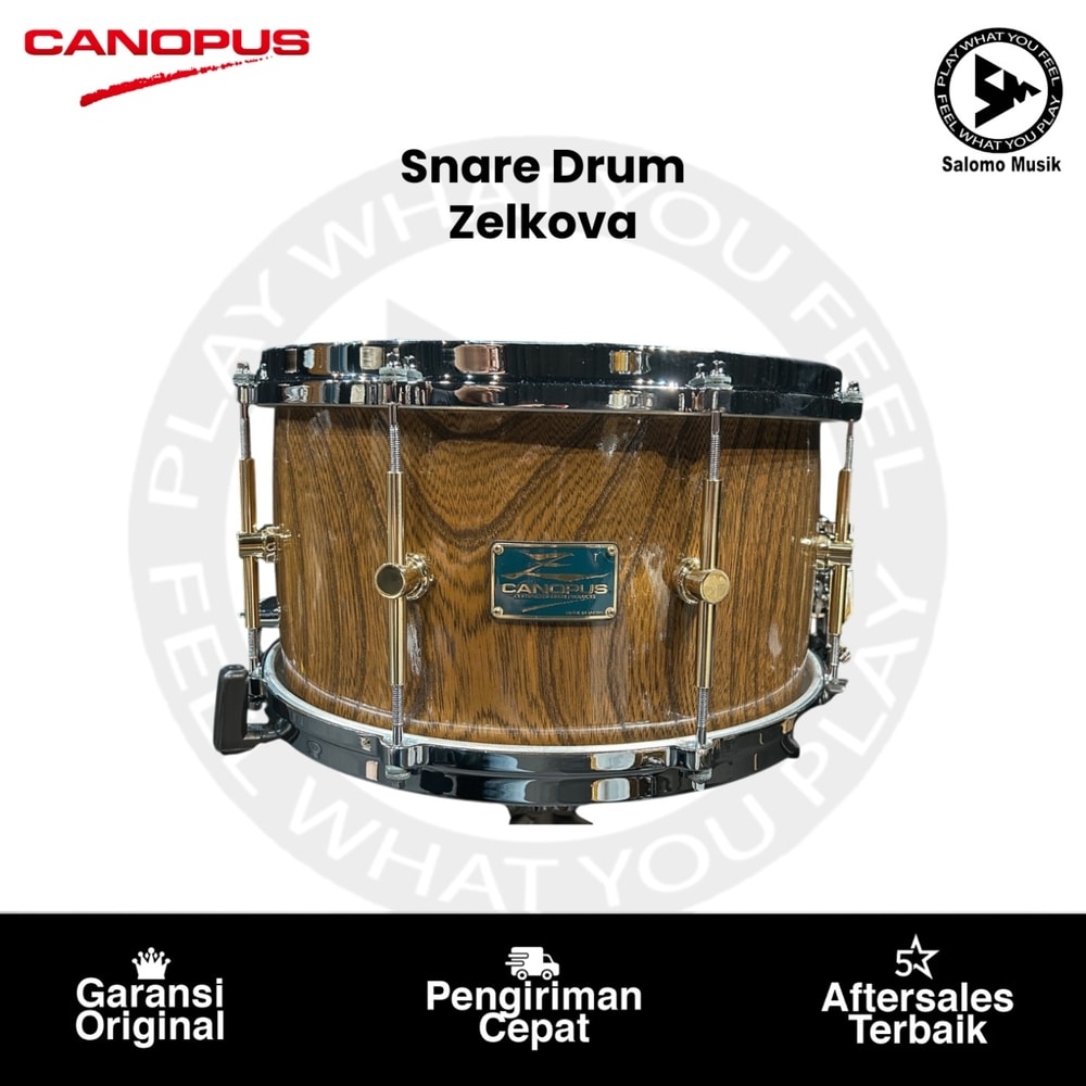 Snare Drum Canopus Zelkova Snare Drum Variasi Ukuran