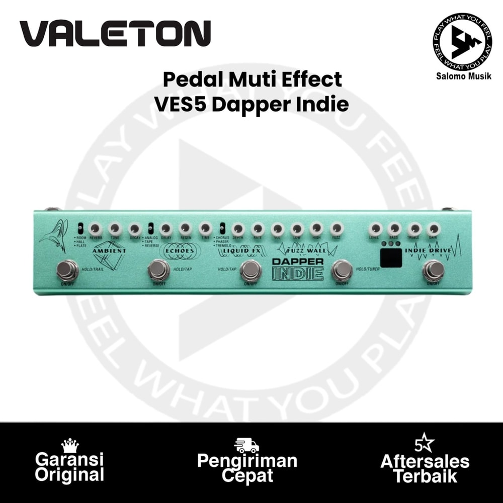 Pedal Multi Effect Valeton VES5 Dapper Indie