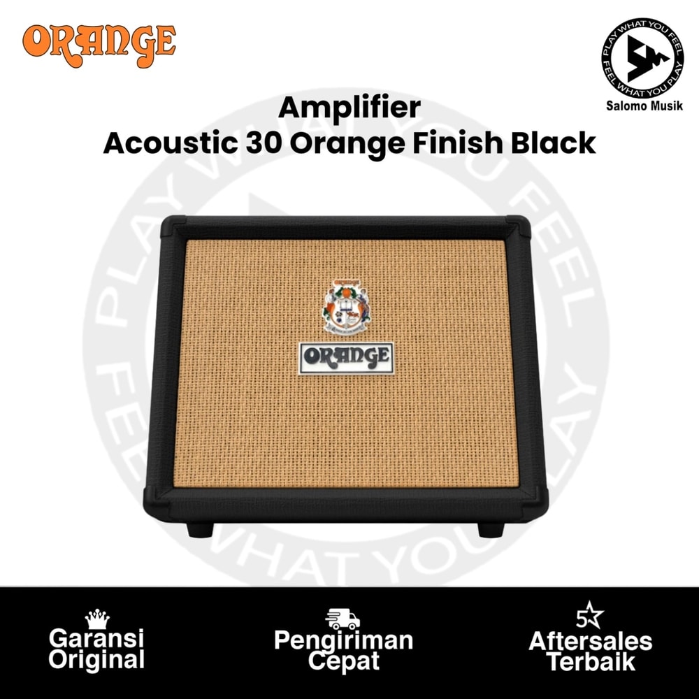 Amplifier Acoustic ORANGE CRUSH 30 Twin Channel 30W in Orange Finish Black