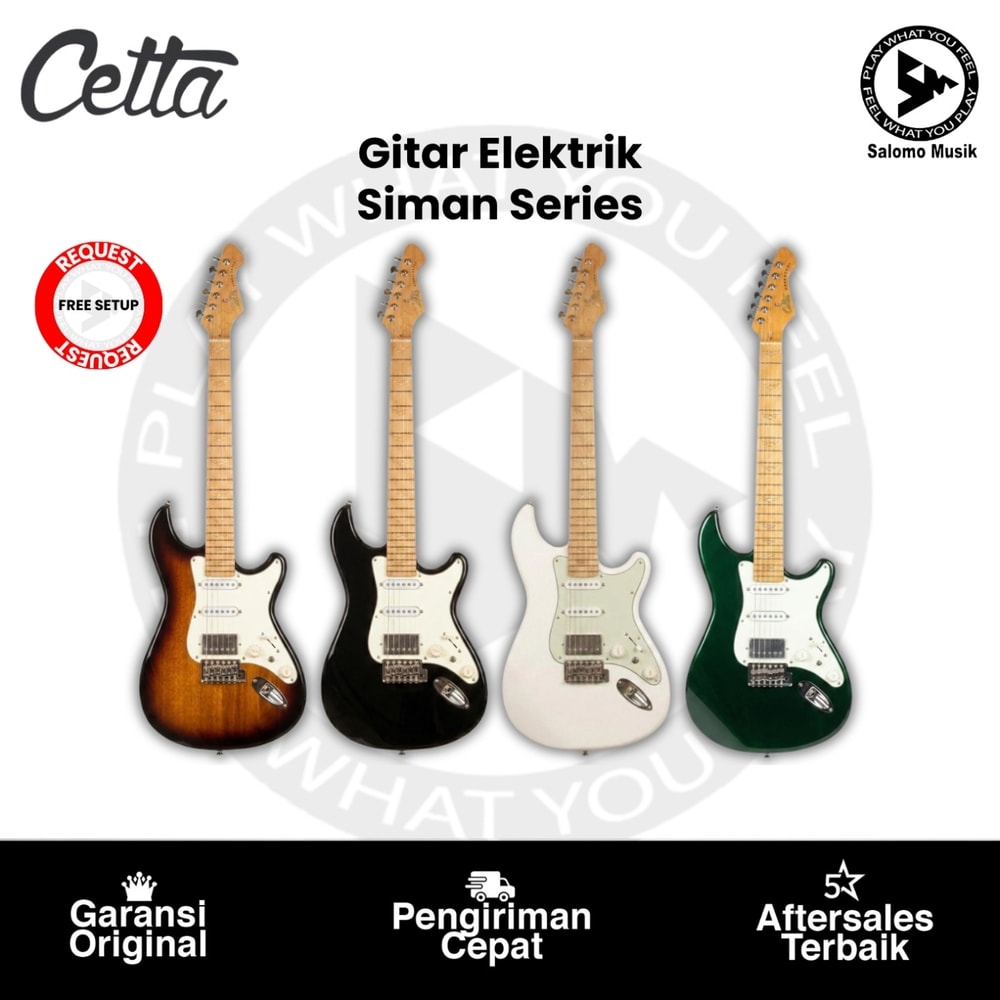 Gitar Elektrik Cetta Siman Series Varian Warna