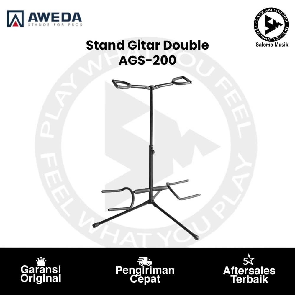 Stand Gitar Double AWEDA AGS-200