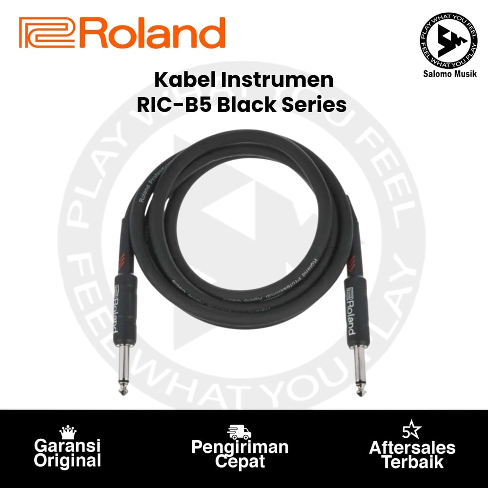 Kabel Instrumen Roland RIC-B5 Black Series Straight-to-Straight