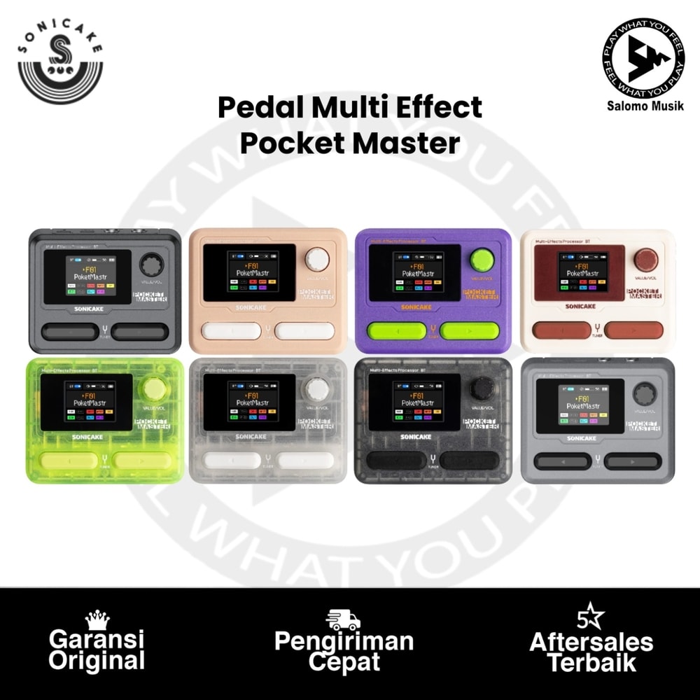Pedal Multi Effect Processor SONICAKE Pocket Master Varian Warna