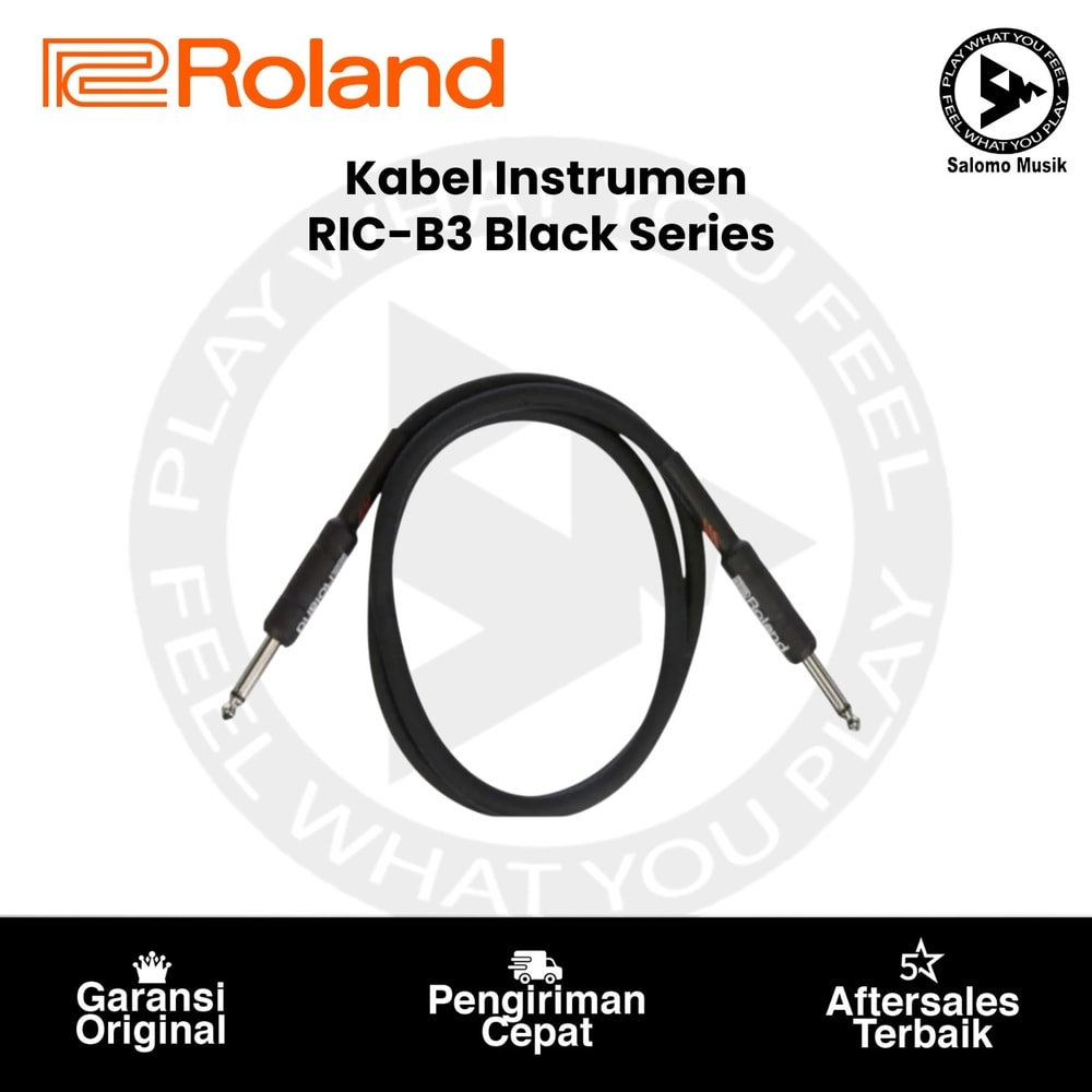 Kabel Instrumen Roland RIC-B3 Black Series Straight-to-Straight