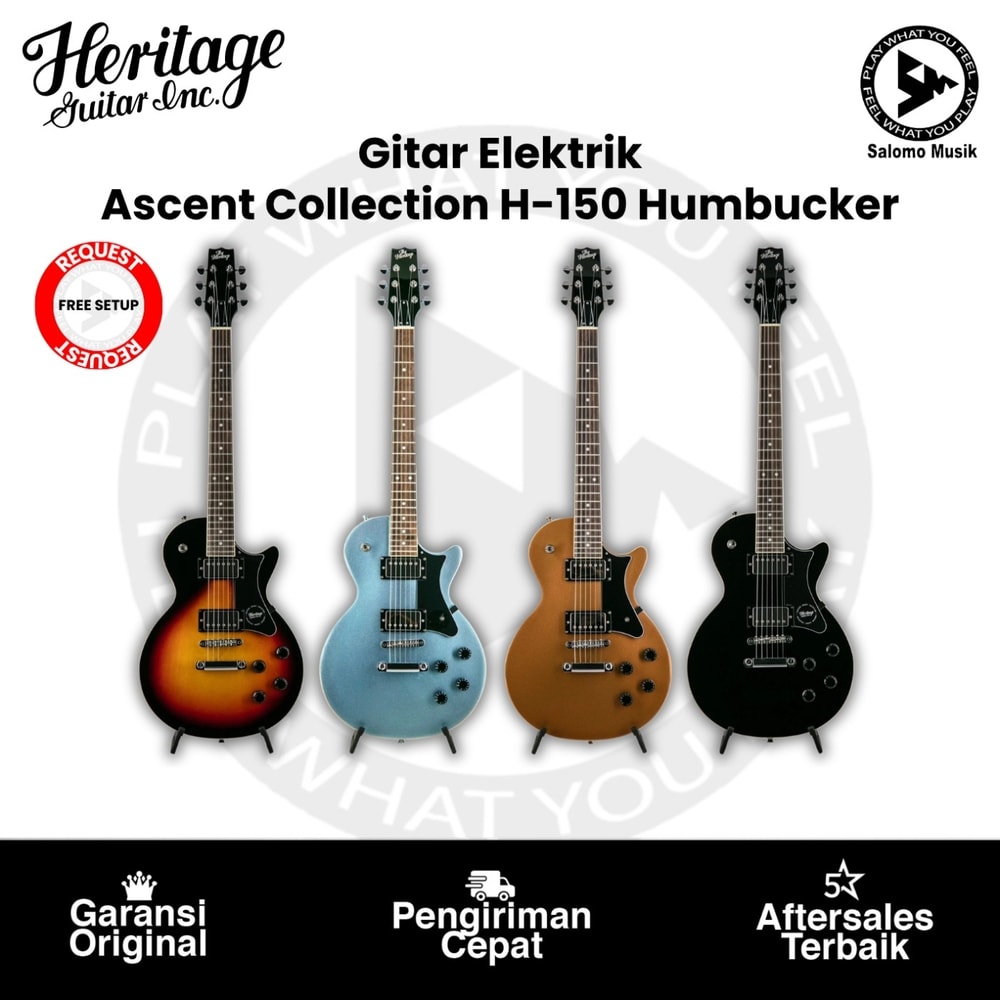 Gitar Elektrik Heritage Ascent Collection H-150 Varian Warna