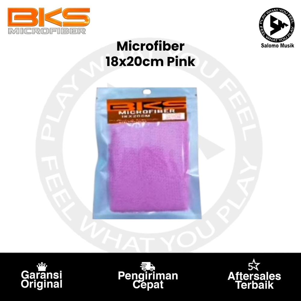 Microfiber BKS Microfiber Pink 18x20cm