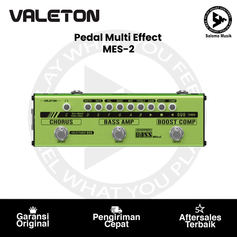 Pedal Multi Effect Valeton MES-2 Dapper Bass Mini