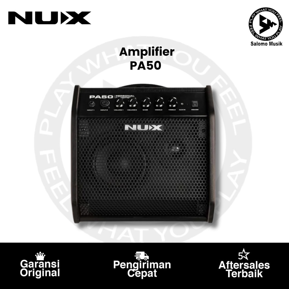 Ampli Multi Purpose NUX PA-50 Personal Monitor Amplifier 50 Watt Original