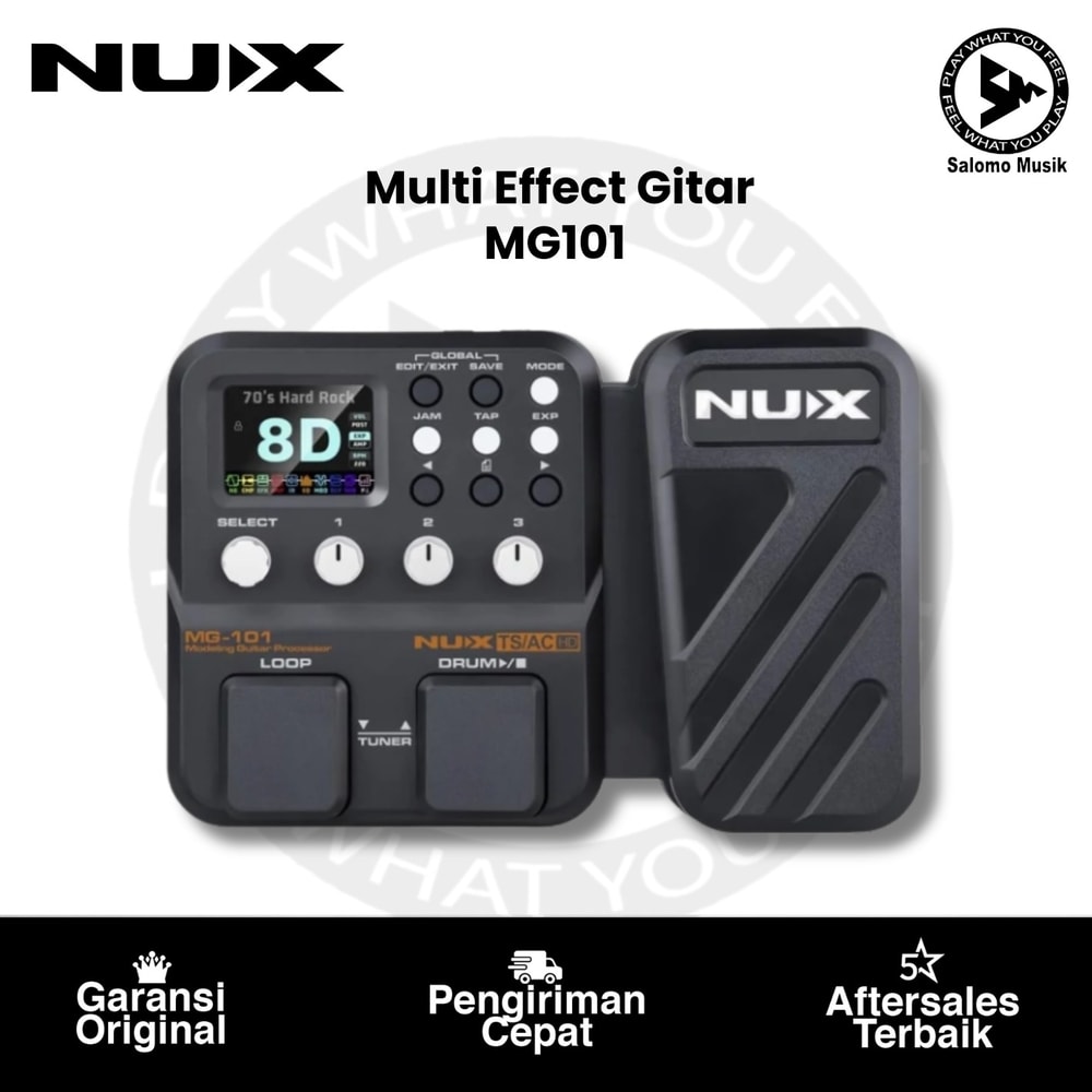 Modeling Gitar Processor NUX MG101 Effect Gitar