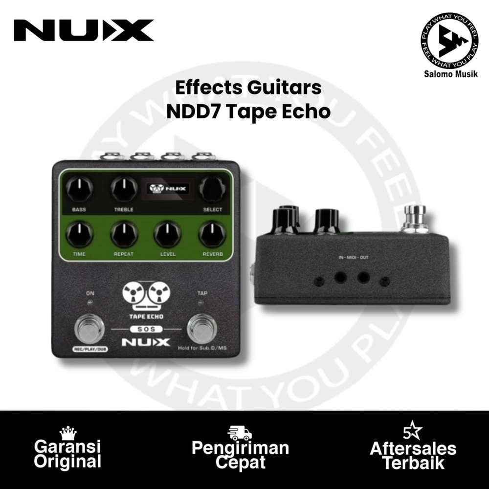 Pedal Effect NUX NDD-7 Tape Echo