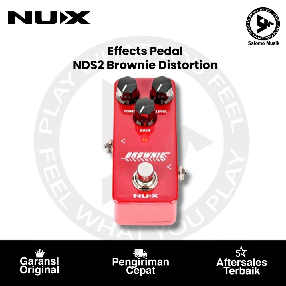 Pedal Effect NUX NDS-2 Brownie Distortion