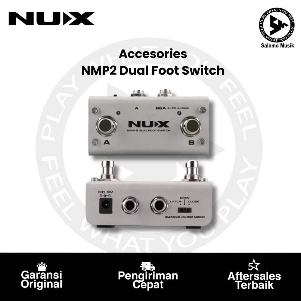 Pedal Effect NUX NMP-2 Dual Foot Switch