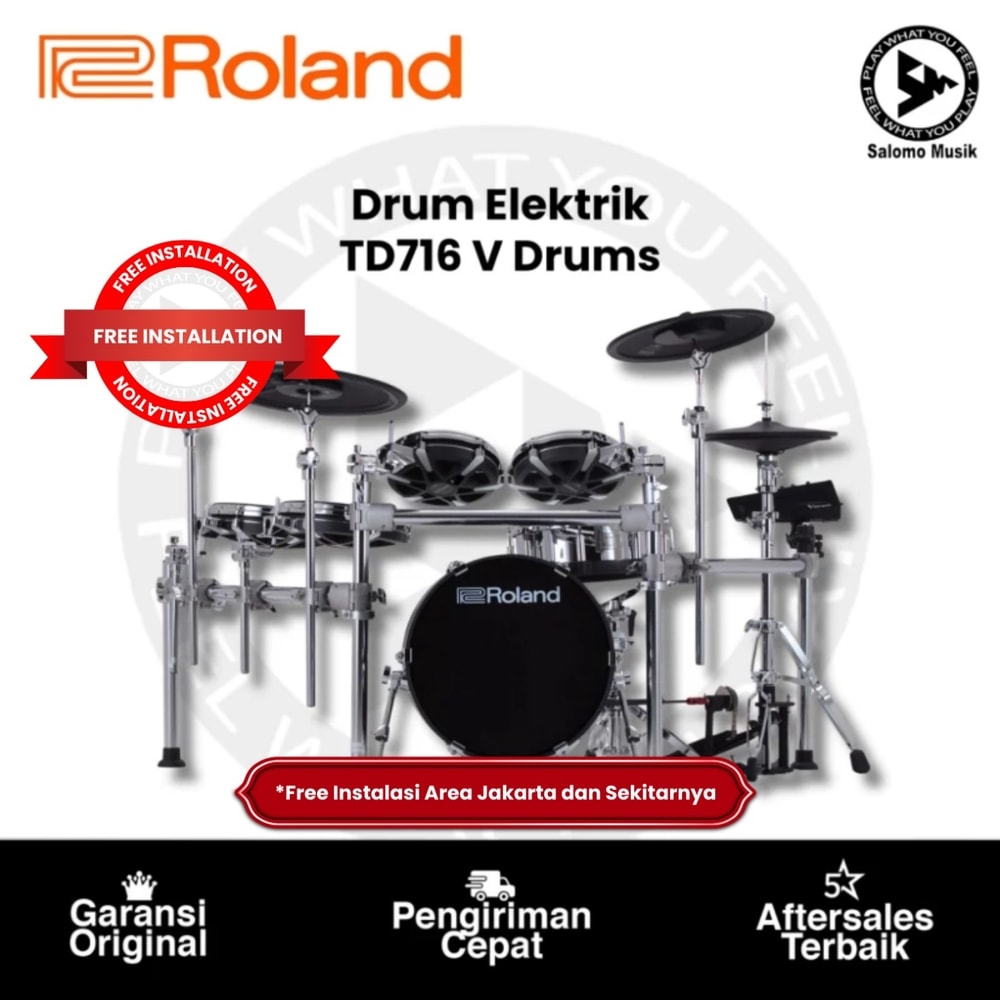 Drum Elektrik Roland V-Drums TD716 Electronic Drum Set