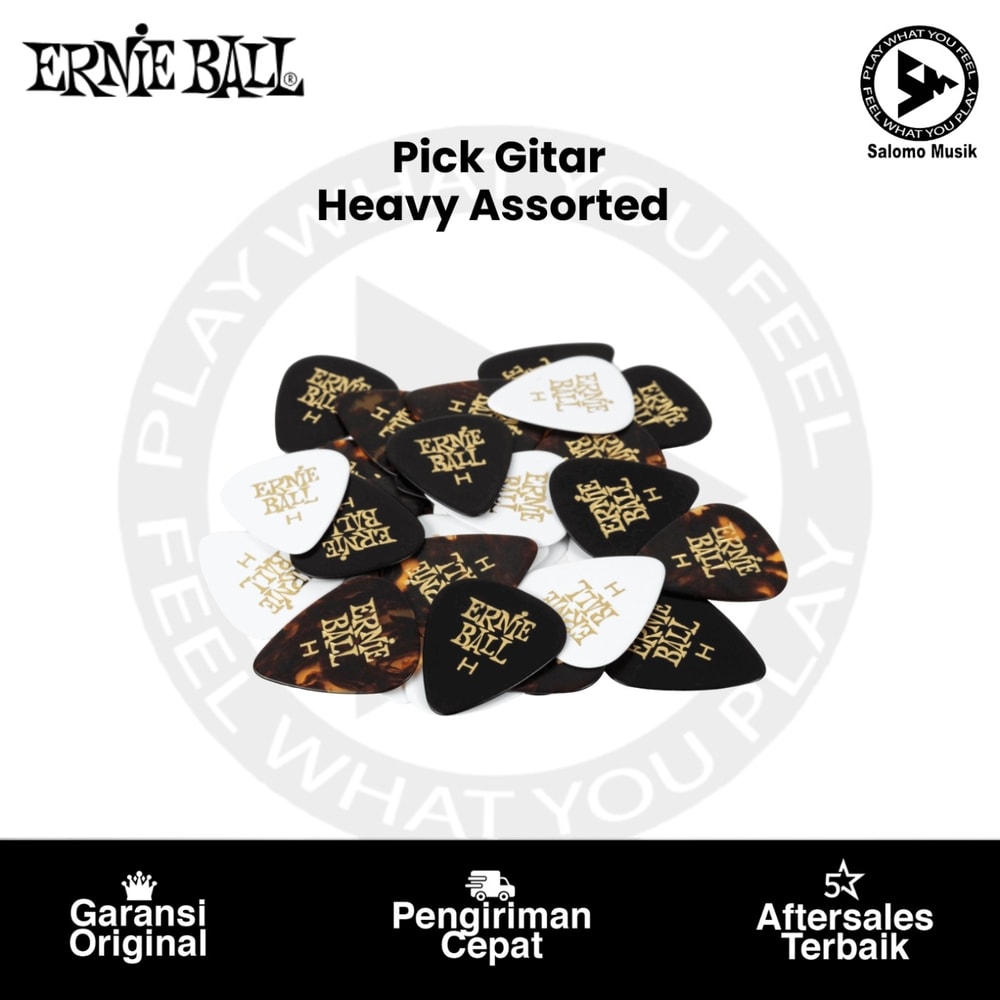 Pick Ernie Ball Heavy Assorted Colors Original (Satuan)