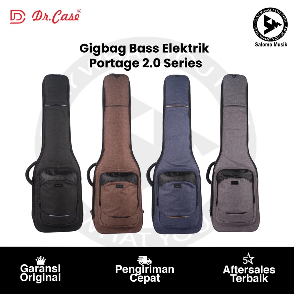 Gigbag Bass Elektrik Dr. Case Portage 2.0 Series Varian Warna Original