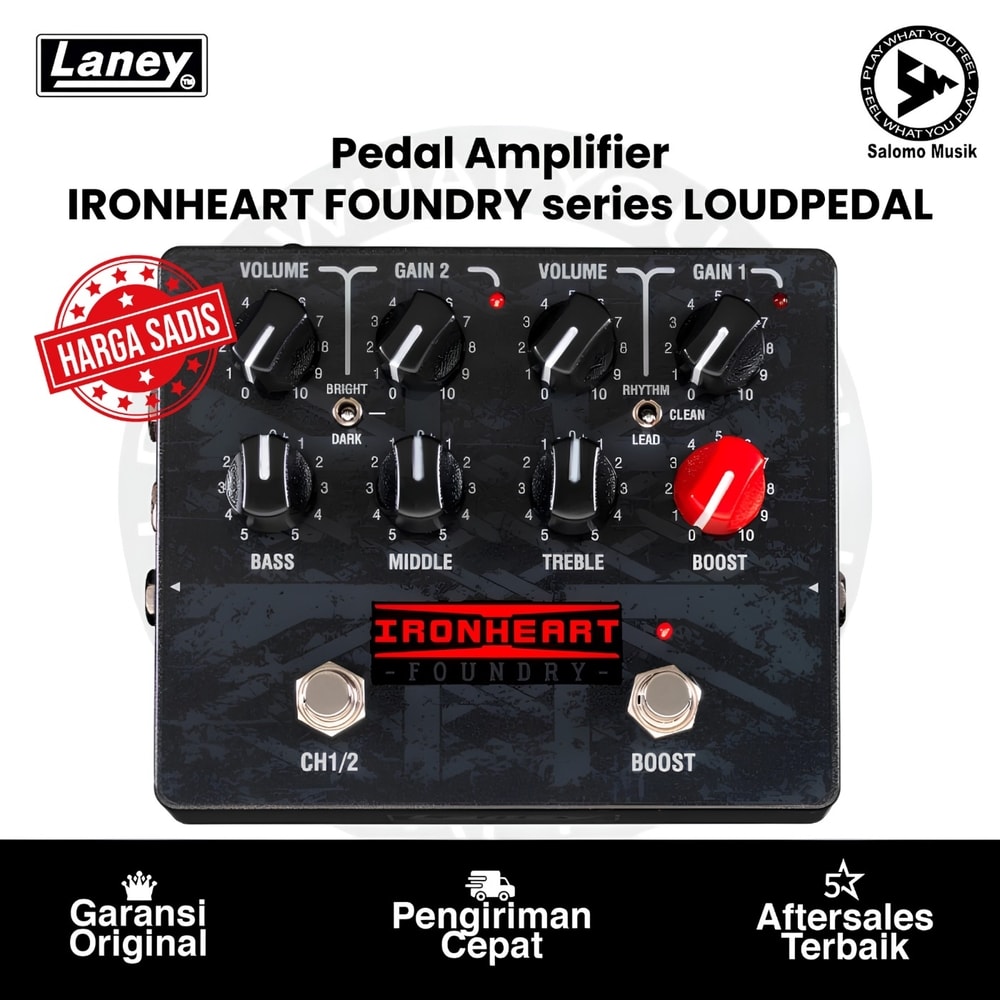 Pedal Amplifier Laney IRF IRONHEART FOUNDRY series LOUDPEDAL Original