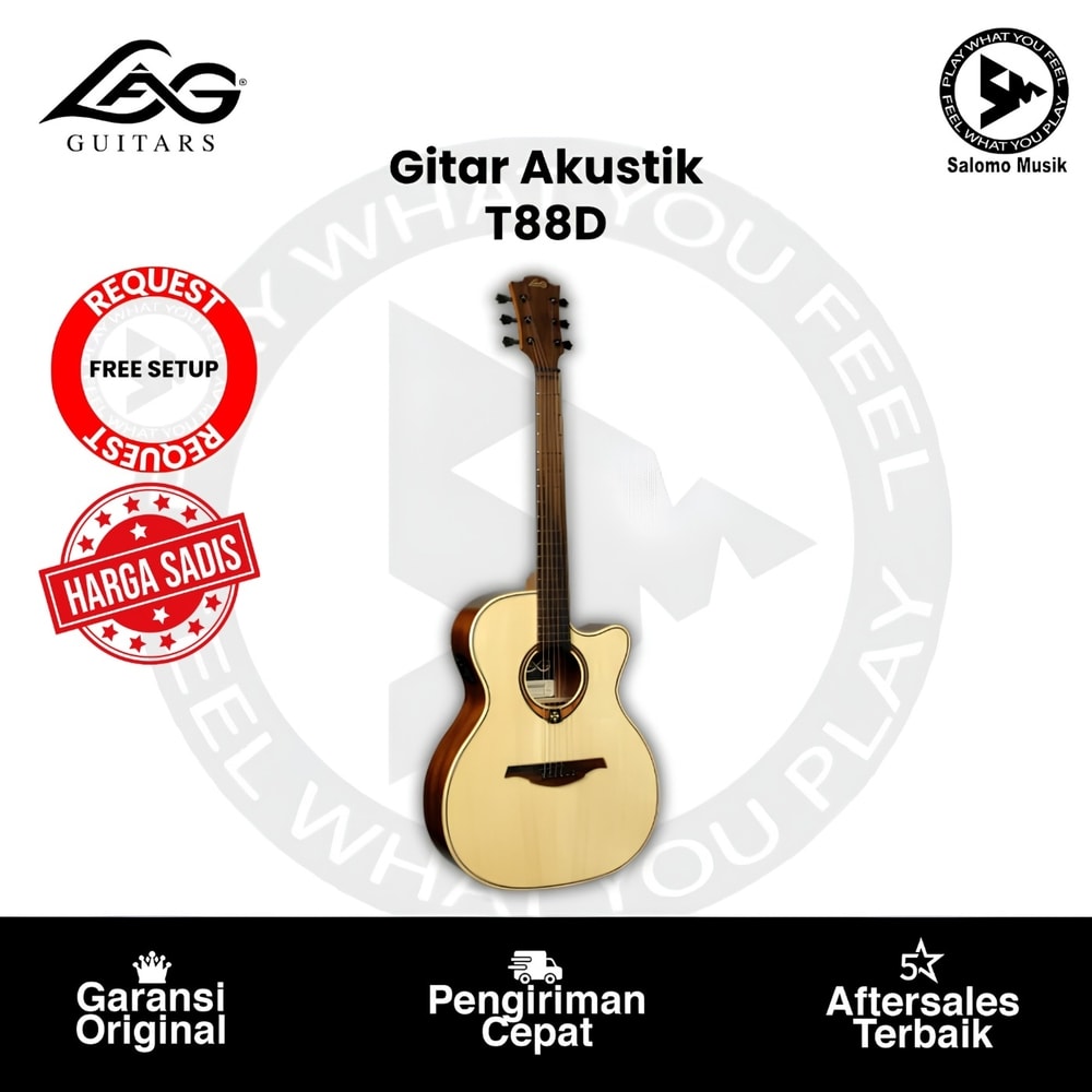Gitar Akustik LAG Guitars T88D Dreadnought