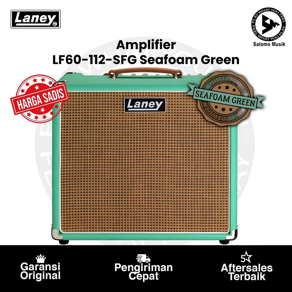 Amplifier Laney LF60-112-SFG LIONHEART 60 Watt 1x12 Inch Solid-State Seafoam Green