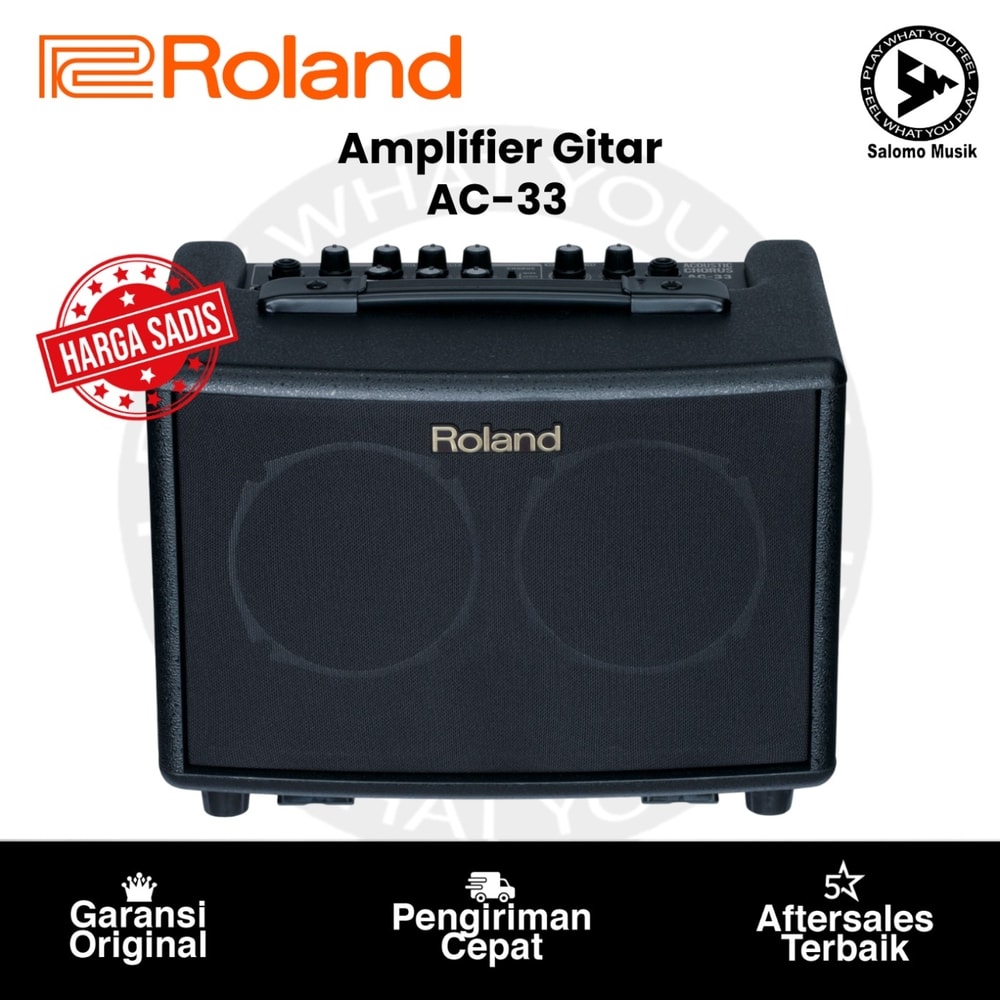 Amplifier Gitar Roland AC-33 Acoustic Chorus Guitar Amplifier