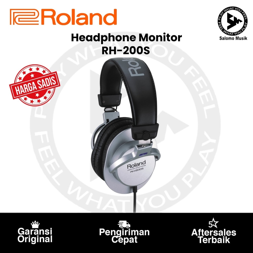 Headphone Monitor Roland RH-200S Studio Quality Monitoring