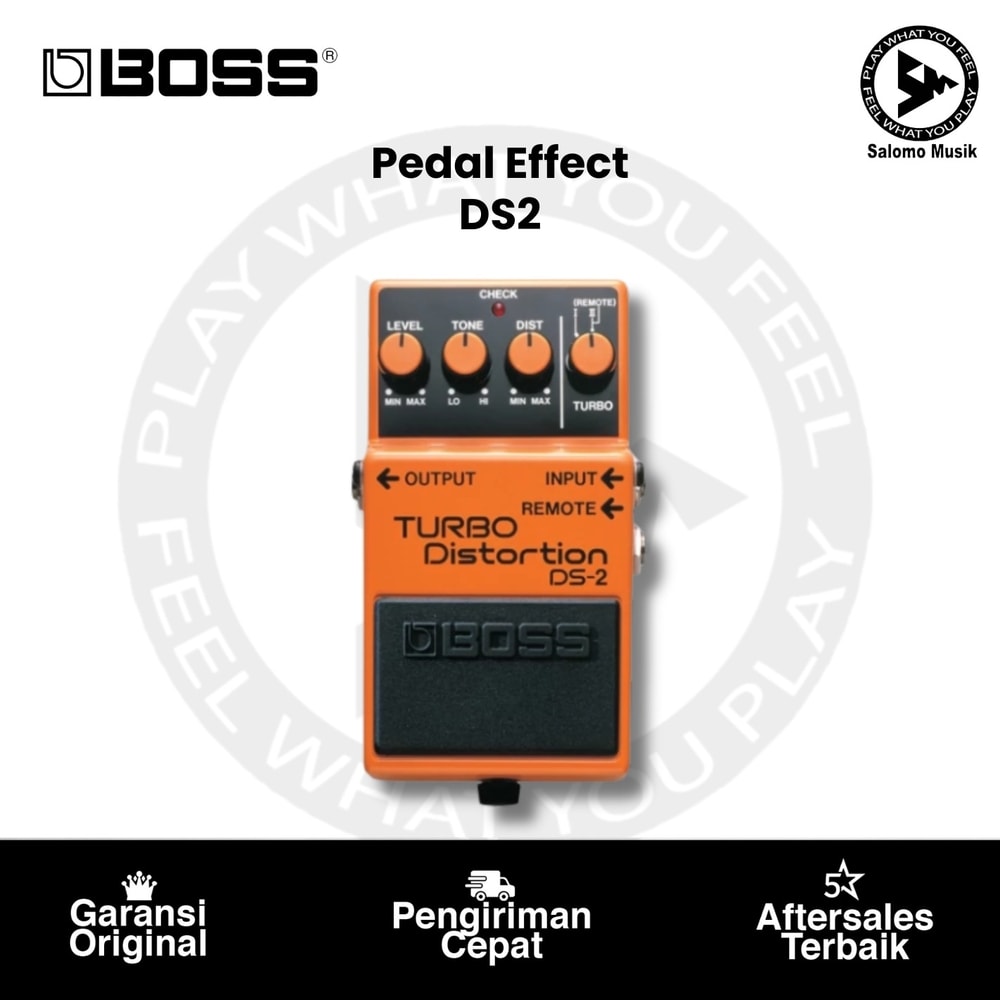 Pedal Effect Turbo Distortion BOSS DS-2 Turbo Distortion Pedal