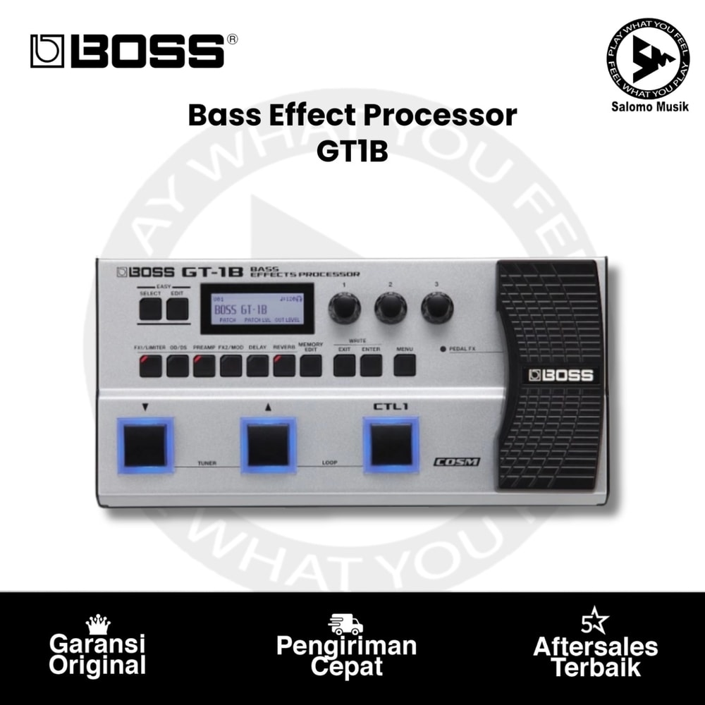Pedal Effect Bass Processor BOSS GT-1B Bass Multi-effects Processor