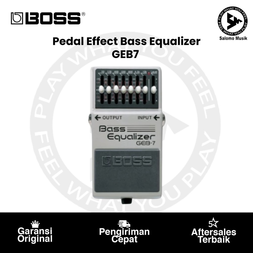 Pedal Effect BOSS GEB-7 7-band Bass EQ Pedal