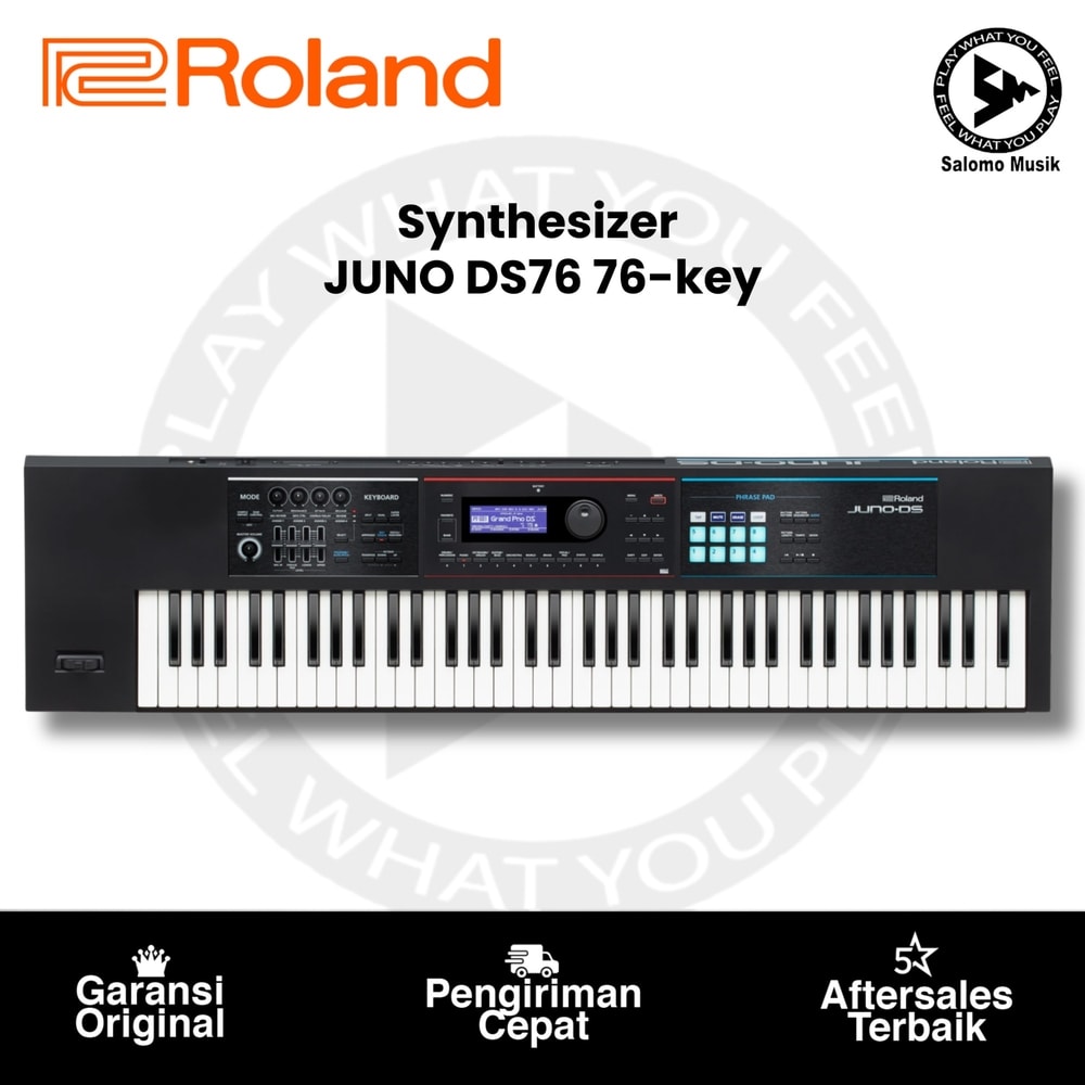Digital Piano Roland JUNO D76 76-key Synthesizer with Zencore Sound Engine Original