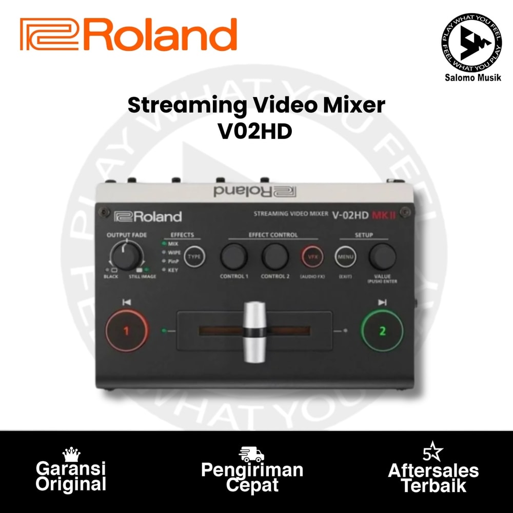 Video Mixer Roland V02HD MKII Streaming Video Mixer Easiest Livestream Solution Original