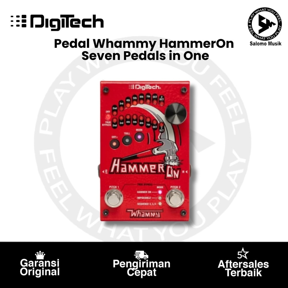 Pedal Digitech Whammy HAMMERON-V-04 HammerOn Seven Pedals in One Original