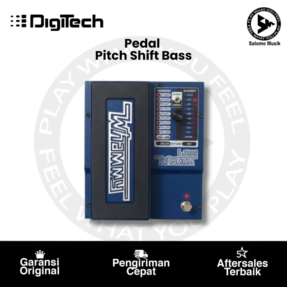 Pedal Effect Digitechc Bass V01 Whammy Pitch Shift Bass Original