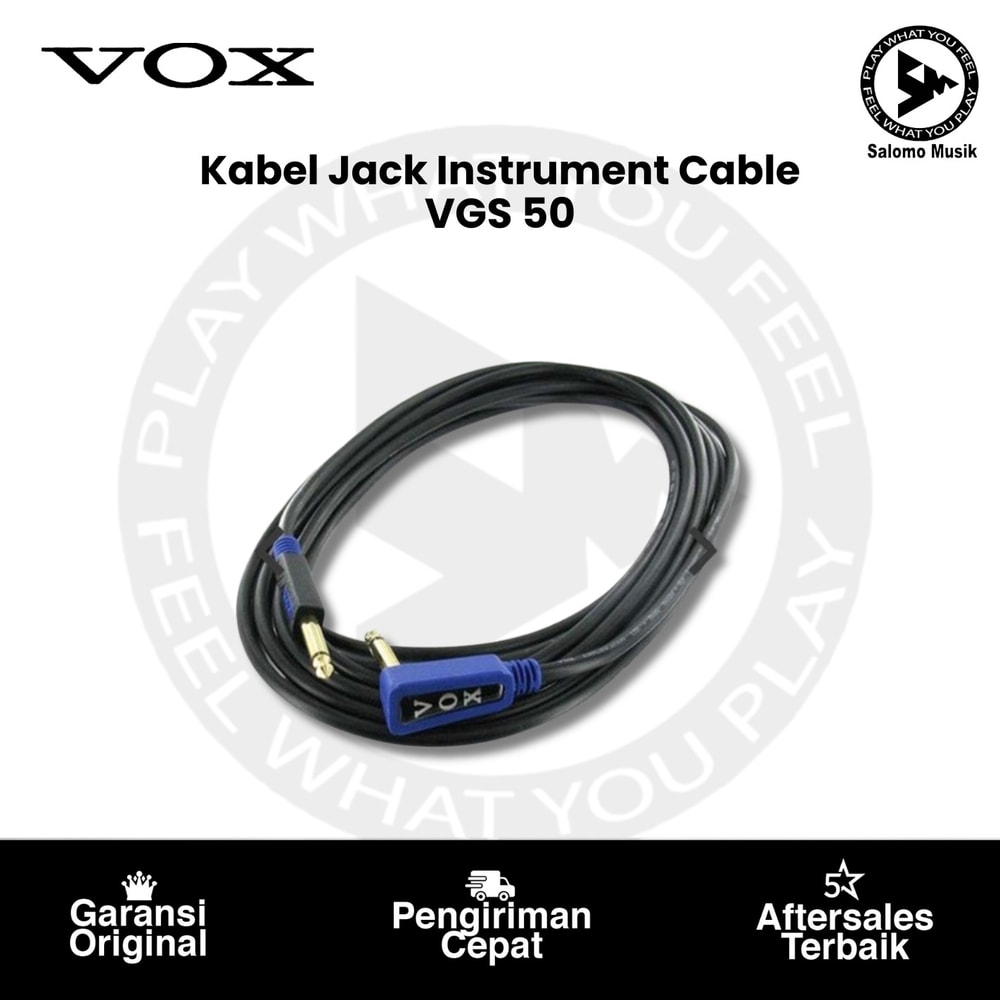 Kabel Jack VOX VGS50(T) Instrument Cable