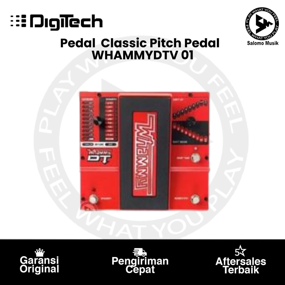 Pedal Effect DIGITECH WHAMMYDTV-01 Classic Pitch Pedal with Drop and Raised Tuning