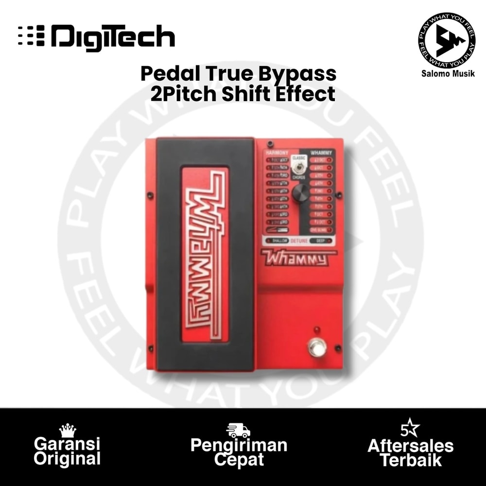 Pedal Effect Digitech WHAMMYV-01 2Pitch Shift Effect with True Bypass