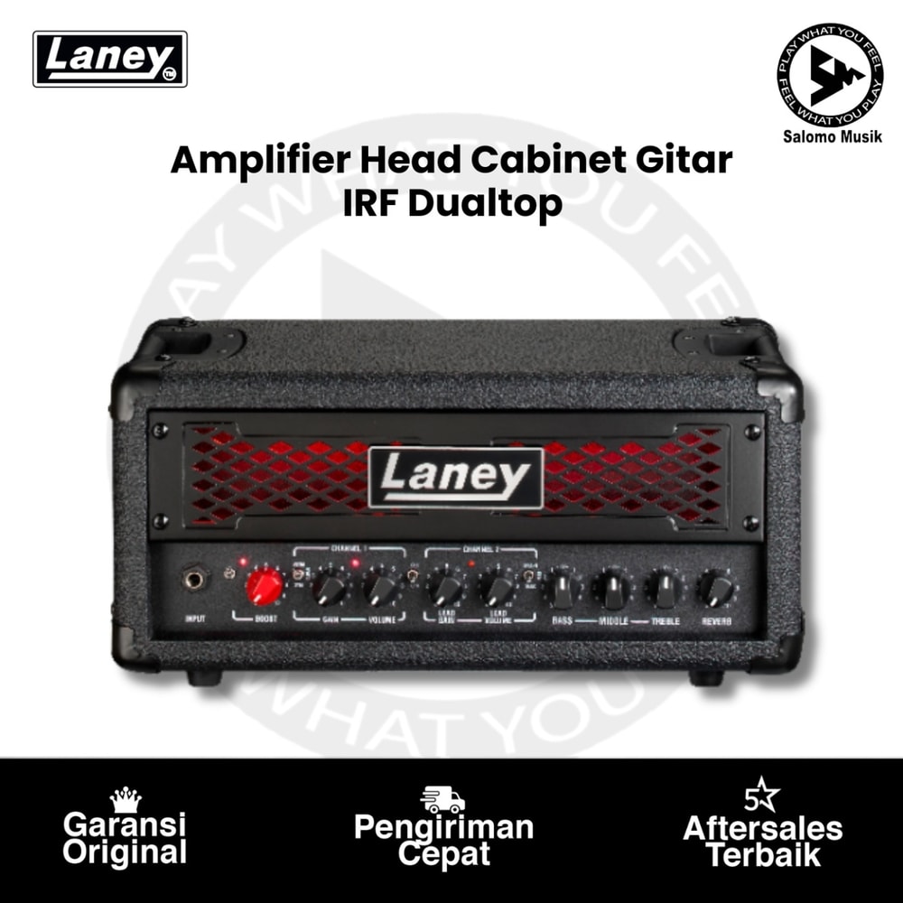 Amplifier Head Cabinet Gitar Laney IRF DUALTOP Original