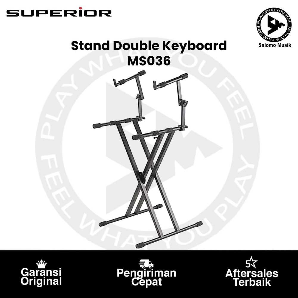 Stand Keyboard Double Superior MS036