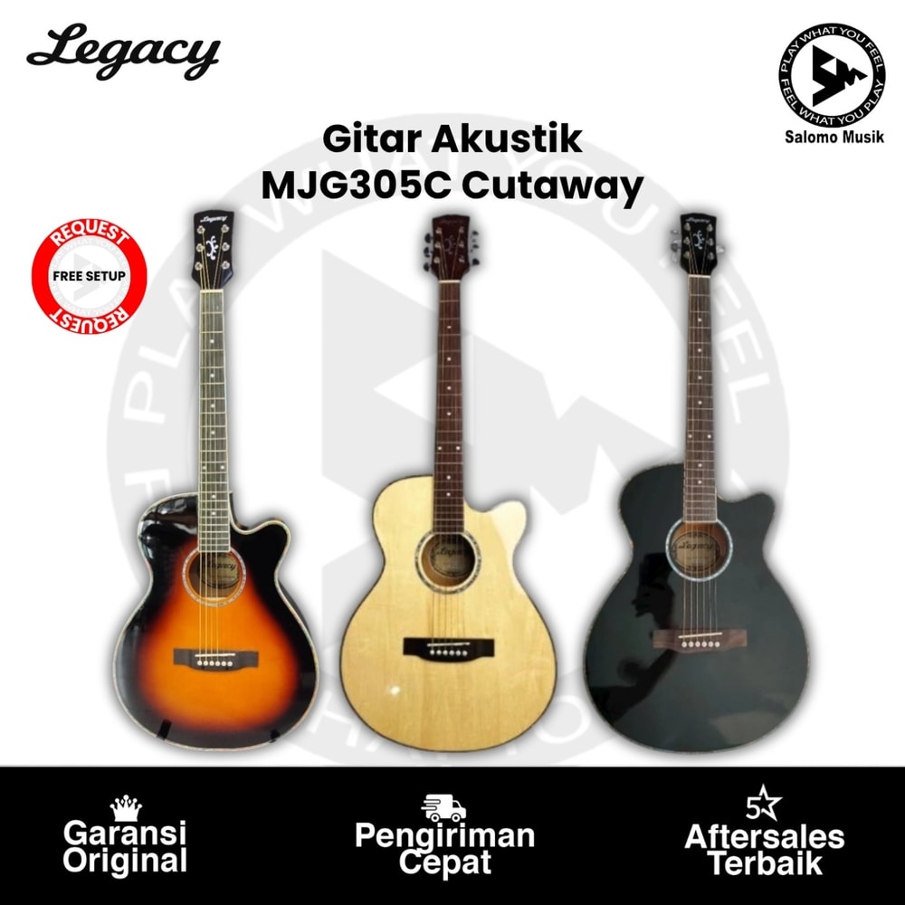 Gitar Akustik Legacy MJG305C Cutaway Varian Warna